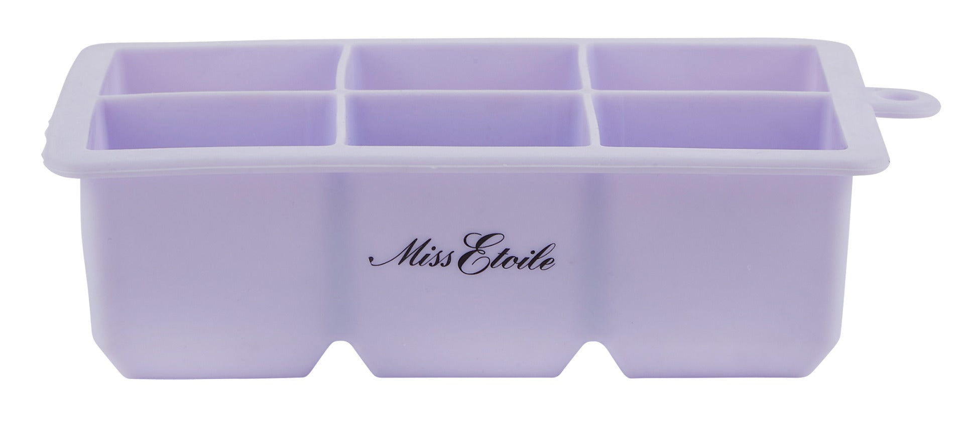 Isterningsbakke, lilla - 6 stk.